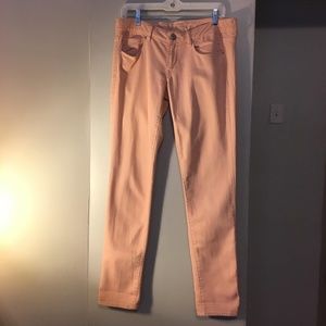 Pink American Eagle Skinny Stretch Jeggings